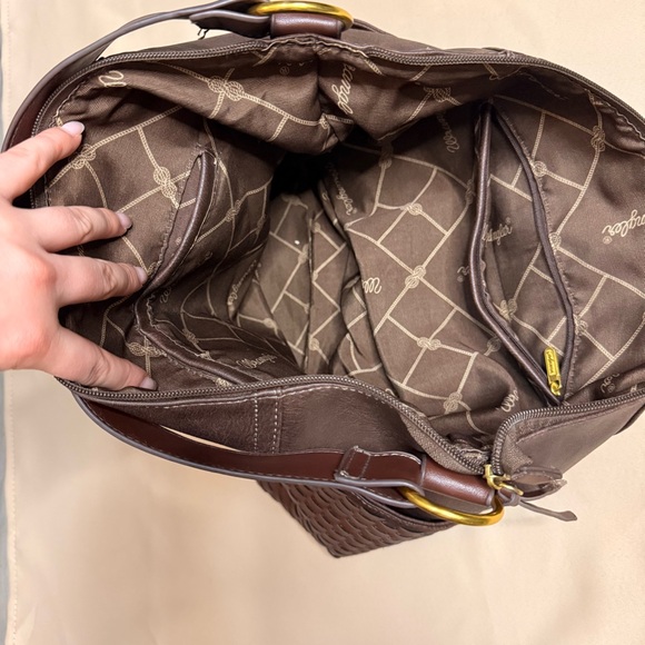 Wrangler Brown Oversized Shoulder Bag - Picture 4 of 9